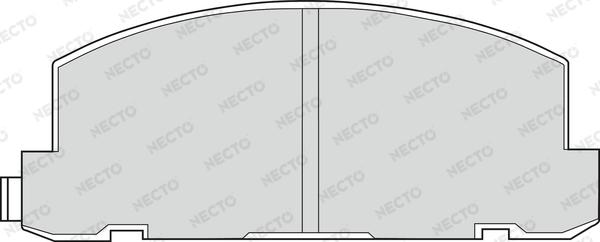Necto FD6524V - Гальмівні колодки, дискові гальма avtolavka.club