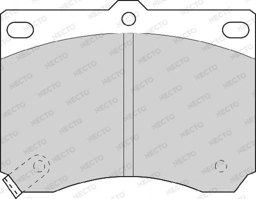 Necto FD6528A - Гальмівні колодки, дискові гальма avtolavka.club