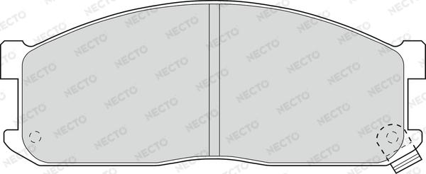 Necto FD6571V - Гальмівні колодки, дискові гальма avtolavka.club