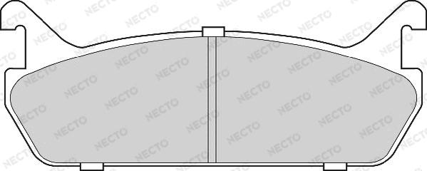 Necto FD6694A - Гальмівні колодки, дискові гальма avtolavka.club