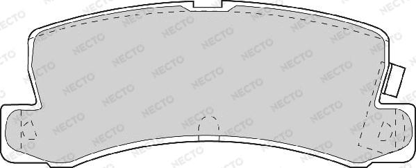 Necto FD6634A - Гальмівні колодки, дискові гальма avtolavka.club