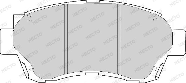 Necto FD6635A - Гальмівні колодки, дискові гальма avtolavka.club