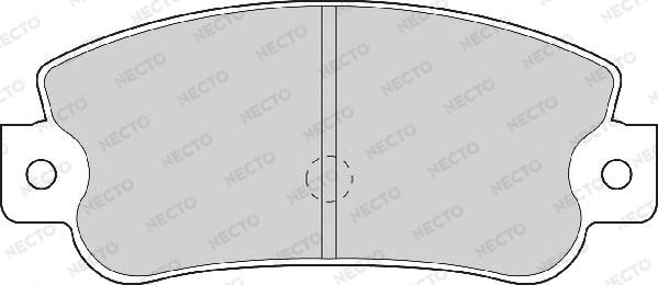 Necto FD6090A - Гальмівні колодки, дискові гальма avtolavka.club