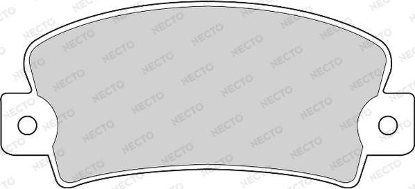 Necto FD605A - Гальмівні колодки, дискові гальма avtolavka.club