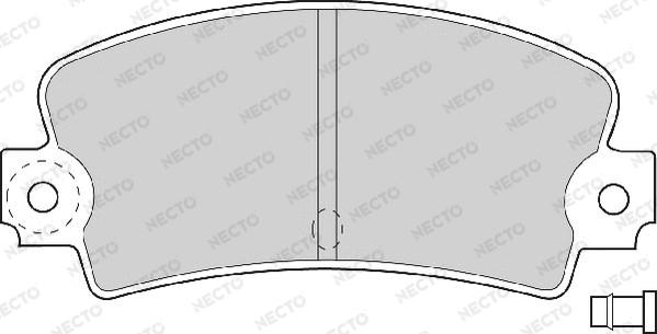 Necto FD614A - Гальмівні колодки, дискові гальма avtolavka.club