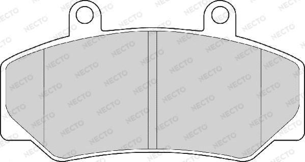 Necto FD6136A - Гальмівні колодки, дискові гальма avtolavka.club