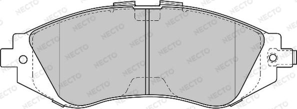 Necto FD6815A - Гальмівні колодки, дискові гальма avtolavka.club