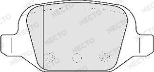 Necto FD6810A - Гальмівні колодки, дискові гальма avtolavka.club