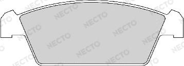 Necto FD6835A - Гальмівні колодки, дискові гальма avtolavka.club