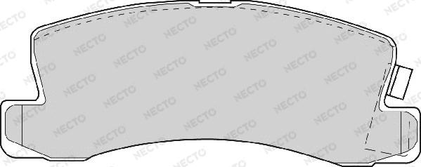 Necto FD6345A - Гальмівні колодки, дискові гальма avtolavka.club