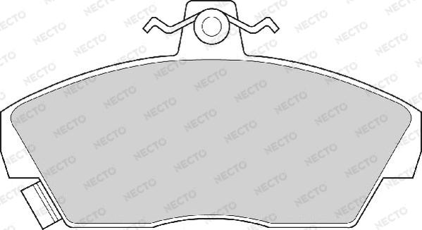 Necto FD6360A - Гальмівні колодки, дискові гальма avtolavka.club