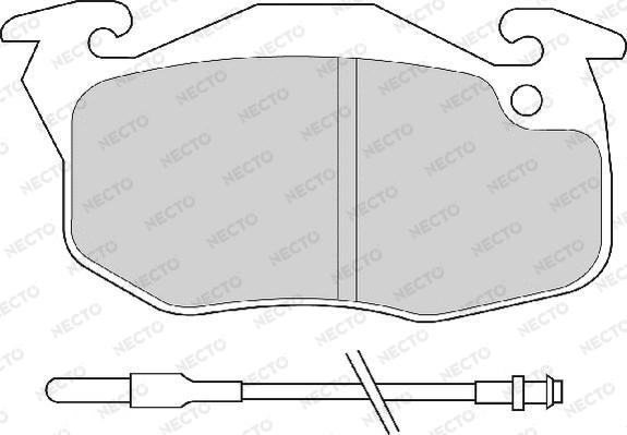 Necto FD6371A - Гальмівні колодки, дискові гальма avtolavka.club