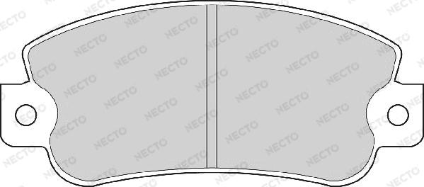 Necto FD6253A - Гальмівні колодки, дискові гальма avtolavka.club