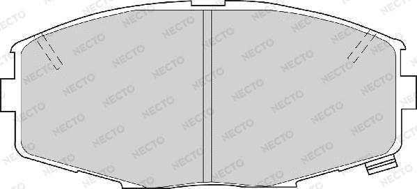 Necto FD6289A - Гальмівні колодки, дискові гальма avtolavka.club