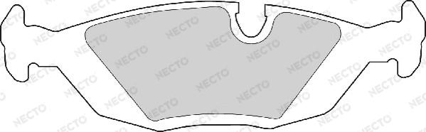 Necto FD6284A - Гальмівні колодки, дискові гальма avtolavka.club
