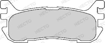 Necto FD6750A - Гальмівні колодки, дискові гальма avtolavka.club