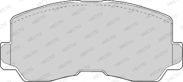 Necto FD6704A - Гальмівні колодки, дискові гальма avtolavka.club