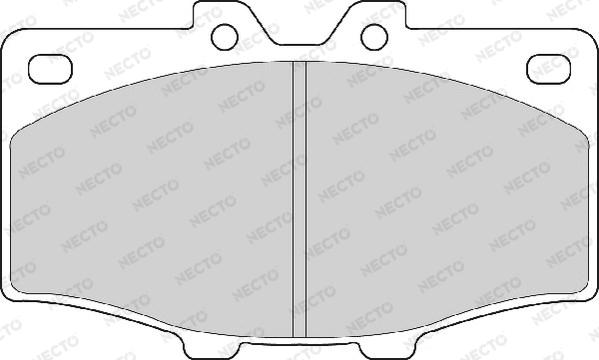 Necto FD882A - Гальмівні колодки, дискові гальма avtolavka.club