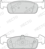 Necto FD7656A - Гальмівні колодки, дискові гальма avtolavka.club