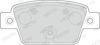 Necto FD7663A - Гальмівні колодки, дискові гальма avtolavka.club