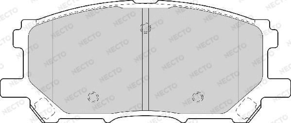Necto FD7097A - Гальмівні колодки, дискові гальма avtolavka.club