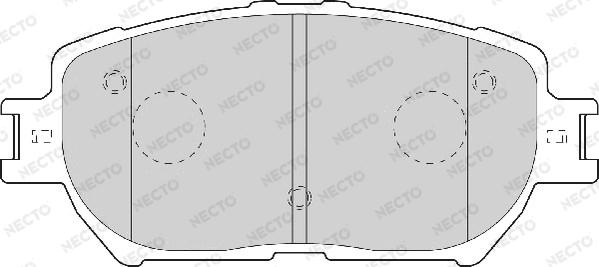 Necto FD7065A - Гальмівні колодки, дискові гальма avtolavka.club