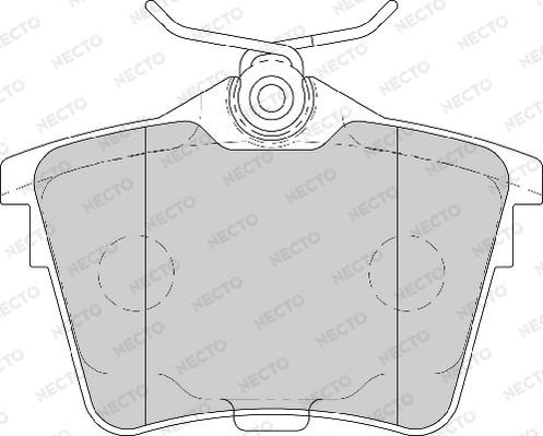 Necto FD7106A - Гальмівні колодки, дискові гальма avtolavka.club