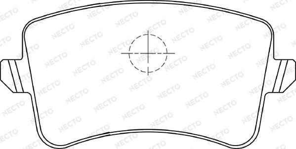 Necto FD7339A - Гальмівні колодки, дискові гальма avtolavka.club