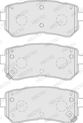 Necto FD7770A - Гальмівні колодки, дискові гальма avtolavka.club