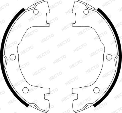 Necto N1659 - Комплект гальм, ручник, парковка avtolavka.club