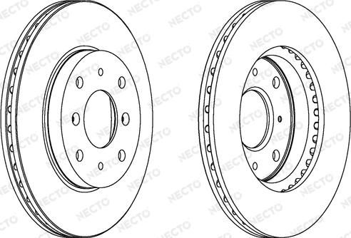 Necto WN463 - Гальмівний диск avtolavka.club