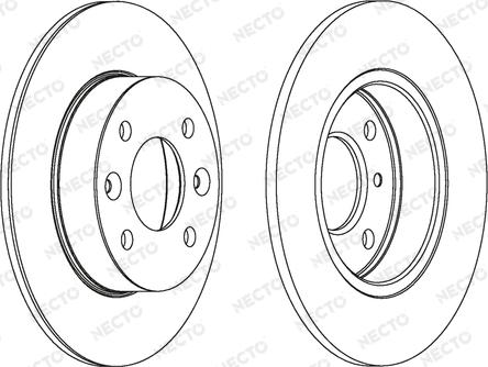 Necto WN405 - Гальмівний диск avtolavka.club