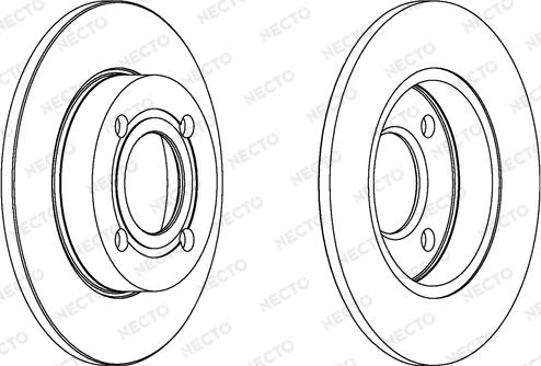 Necto WN476 - Гальмівний диск avtolavka.club