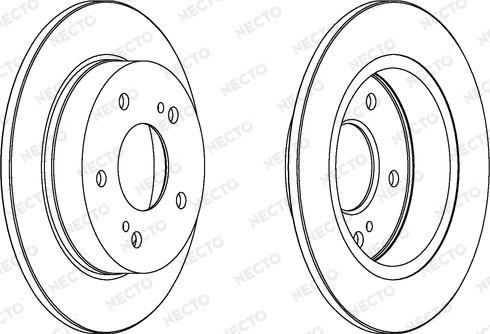 Necto WN594 - Гальмівний диск avtolavka.club