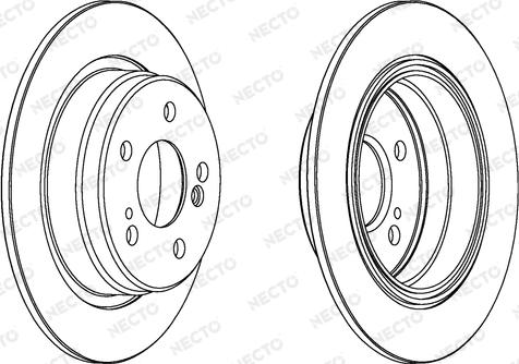 Necto WN590 - Гальмівний диск avtolavka.club