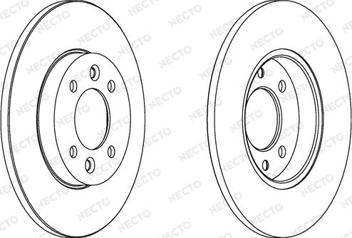 Necto WN544 - Гальмівний диск avtolavka.club