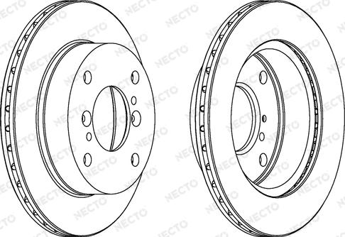 Necto WN541 - Гальмівний диск avtolavka.club