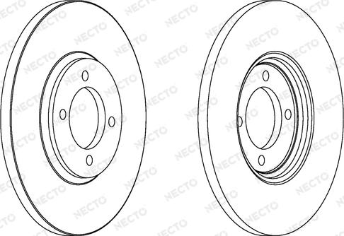 Necto WN557 - Гальмівний диск avtolavka.club