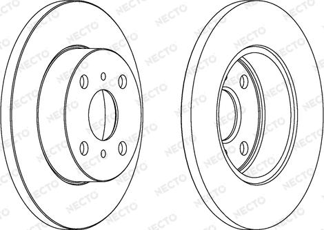 Necto WN561 - Гальмівний диск avtolavka.club