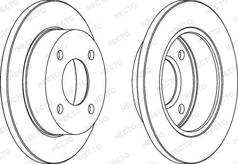 Necto WN605 - Гальмівний диск avtolavka.club