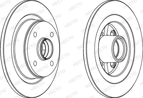 Necto WN615 - Гальмівний диск avtolavka.club