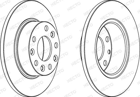Necto WN612 - Гальмівний диск avtolavka.club