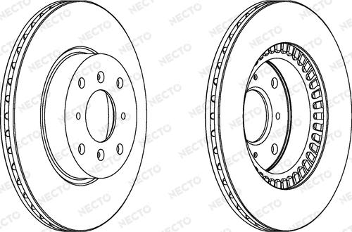 Necto WN687 - Гальмівний диск avtolavka.club