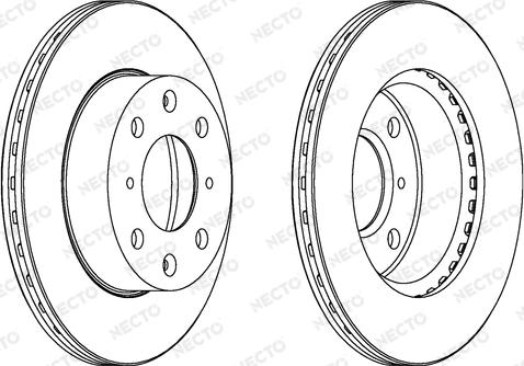Necto WN638 - Гальмівний диск avtolavka.club