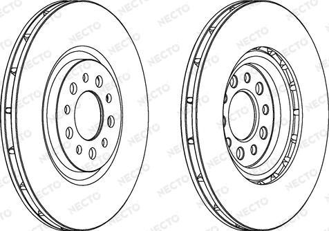 Necto WN1401 - Гальмівний диск avtolavka.club