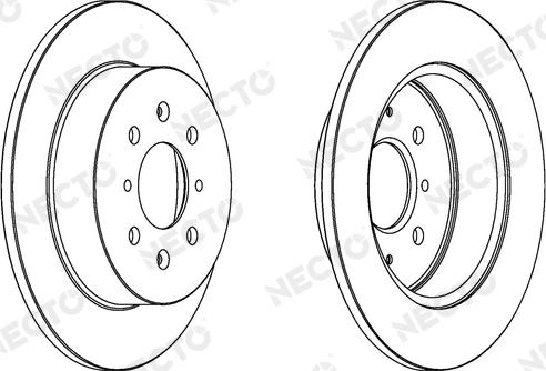 Necto WN1424 - Гальмівний диск avtolavka.club