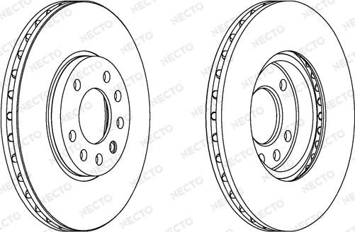 Necto WN1093 - Гальмівний диск avtolavka.club
