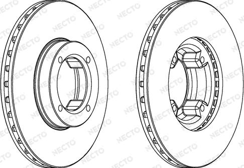 Necto WN1053 - Гальмівний диск avtolavka.club