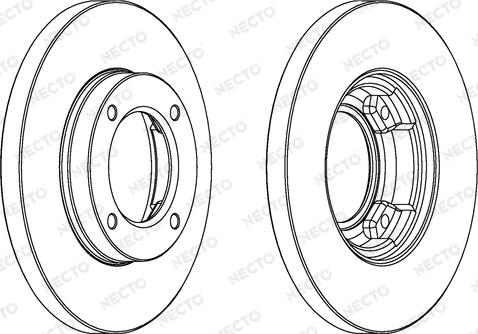 DJ Parts BD1557 - Гальмівний диск avtolavka.club