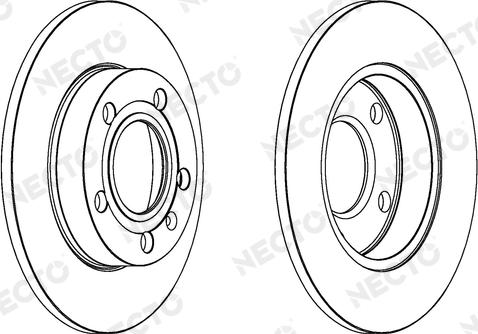 Necto WN1244 - Гальмівний диск avtolavka.club